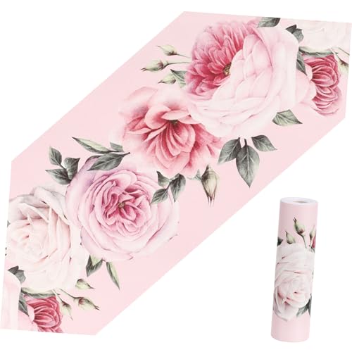 HOMOCONO Selbstklebender Blumenmuster Tapeten Bordüren Aufkleber Für Wand Wasserdichtes Design Für Badezimmer Küche Und Wohnräume 15cm x 300cm HOMOCONO Selbstklebender Blumenmuster Tapeten Bordüren Aufkleber Für Wand Wasserdichtes Design Für Badezimmer Küche Und Wohnräume 15cm x 300cm von HOMOCONO