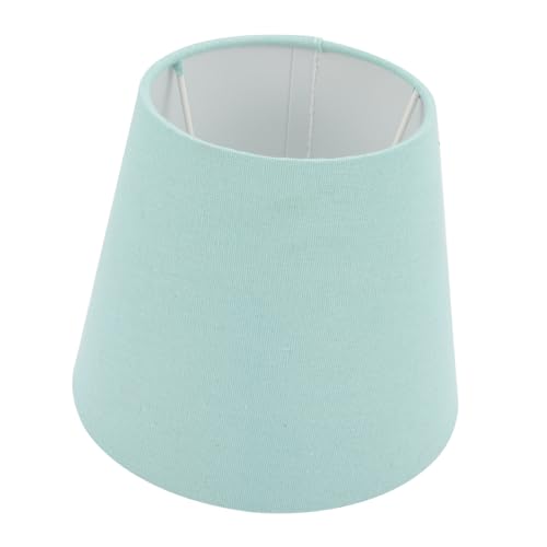 HOMOCONO Kleiner Vintage Lampenschirm Für Tischlampen Mintgrün Stabiler Eisenrahmen Installieren Für Schlafzimmer Wohnzimmer Und Hotels Hochwertiger Lampenschutz von HOMOCONO