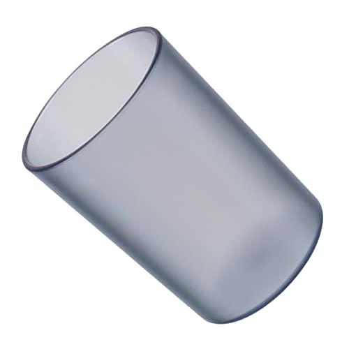 HOMOCONO Transparenter Plastikzahnputzbecher Fürs Badezimmer Wasserbecher Mit Hoher Dichte Verschleißfester Gurgelbecher Für Erwachsene Und Junge Mädchen von HOMOCONO