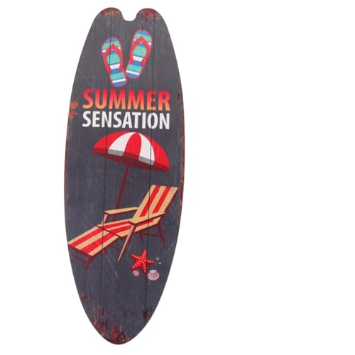 HOMOCONO Tropisches Holz Surfbrett Schild für Wanddekoration Sommerliche Holzplakette für und Bar Robustes Wanddekor aus Holz für und Strandliebhaber HOMOCONO Tropisches Holz Surfbrett Schild für Wanddekoration Sommerliche Holzplakette für und Bar Robustes Wanddekor aus Holz für und Strandliebhaber von HOMOCONO