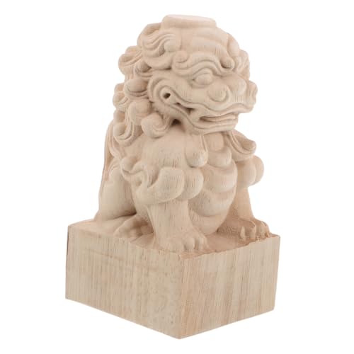 HOMOCONO Unvollendeter Holz Finial für Gartenbrücken Dekorative Holzfigur für Zaunpfosten Vielseitige Gartenverschönerung zum Bemalen oder Eleganter Löwenornament für Außenbereich HOMOCONO Unvollendeter Holz Finial für Gartenbrücken Dekorative Holzfigur für Zaunpfosten Vielseitige Gartenverschönerung zum Bemalen oder Eleganter Löwenornament für Außenbereich von HOMOCONO
