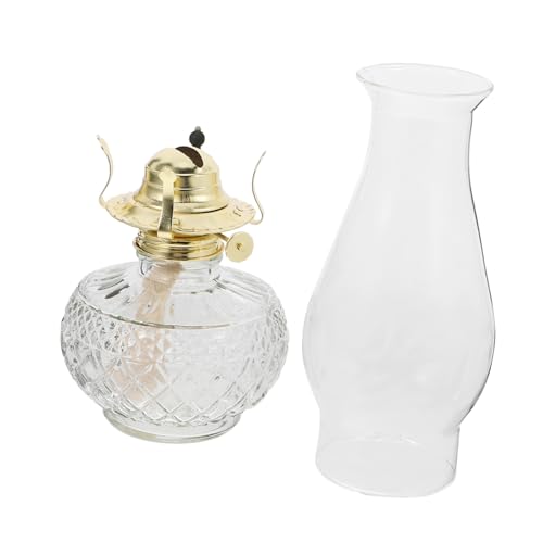HOMOCONO Vintage Kerosene Lampe aus Dekorative Öllampe für Innenräume Retro Tischlampe mit Feiner Verarbeitung für Wohnzimmer Notbeleuchtung und Stilvolle Tischdekoration HOMOCONO Vintage Kerosene Lampe aus Dekorative Öllampe für Innenräume Retro Tischlampe mit Feiner Verarbeitung für Wohnzimmer Notbeleuchtung und Stilvolle Tischdekoration von HOMOCONO