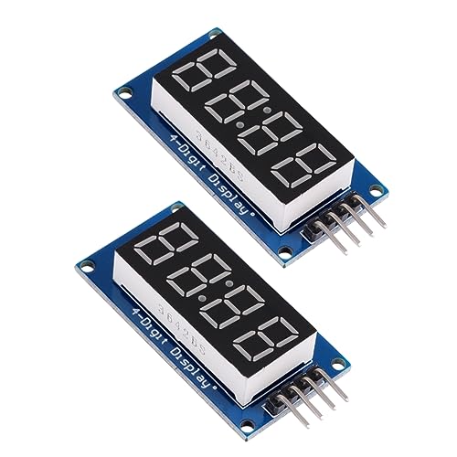 HOMOCONO -anzeigemodul 4 Röhrenuhranzeige Roter Chip 5 V/3 3 V Schraubmontage Für Projekte von HOMOCONO