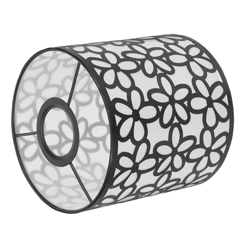 HOMOCONO Hohler Metall-lampenschirm für Tisch Stehlampe Elegantes Design Kompatibilität mit Floralen Mustern für Moderne Wohnräume von HOMOCONO