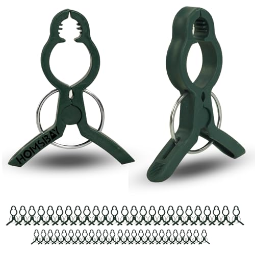 HOMSBAY 20 Stück Pflanzenclips, 2 Größen Rankgitter-Clips in einer Packung, sanfte Blumenpflanzenklammern zur Unterstützung von Kletterpflanzen, Pflanzenstütz-Clips für Gartenarbeit, helfen Stängel, HOMSBAY 20 Stück Pflanzenclips, 2 Größen Rankgitter-Clips in einer Packung, sanfte Blumenpflanzenklammern zur Unterstützung von Kletterpflanzen, Pflanzenstütz-Clips für Gartenarbeit, helfen Stängel, von HOMSBAY