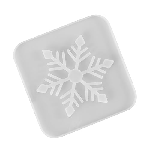 1 Stück Silikonform für Diy Untersetzer Hochwertiges Epoxidharz Material für Weihnachtsfeiern Hochzeiten und Bastelprojekte Handgemachte Form für Tischdekorationen von HOMSFOU