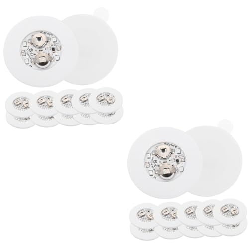 24 Stück Bunte Glitzernde Untersetzer Getränkehalter Für Getränke Hochzeitsdekoration Auto Getränkehalter Weiße Untersetzer LED Bar Untersetzer Leuchtende Untersetzer von HOMSFOU