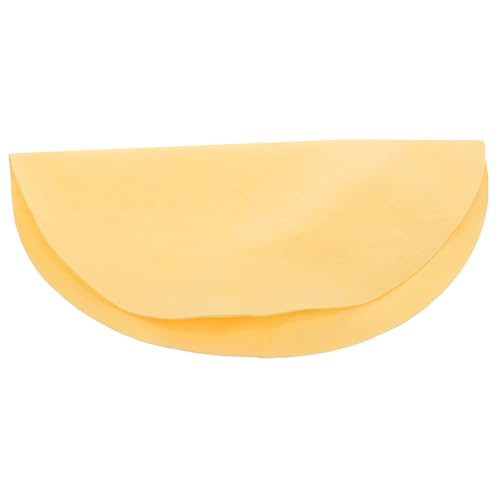HOMSFOU 1 Blatt Blanking Polsterung Handwerksbedarf Modellieren Unterlage Bildhauerei Handtuch handtücher Schlammwurfmatte zum Trimmen Lehm-Dichte-Plattenmatte PVA Gelb von HOMSFOU
