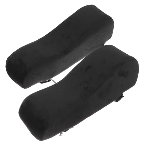 HOMSFOU 1 Paar Bürostuhl Armlehnenpolster aus Memory Foam Ergonomische Armlehnenbezüge für Gaming Stühle Einsetzbar Atmungsaktiv Druckentlastend für Elbow und Unterarme von HOMSFOU