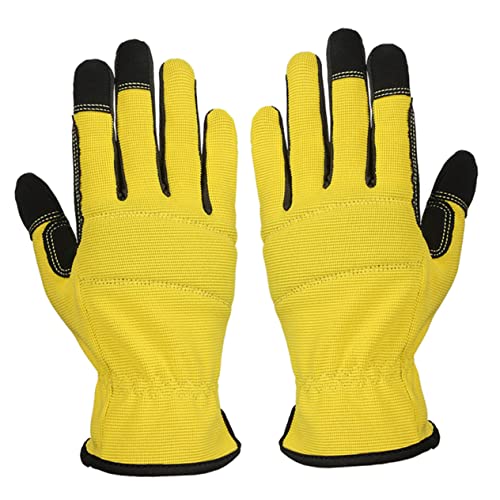HOMSFOU 1 Paar Gartenhandschuhe Xl Gelb Atmungsaktive Strapazierfähige Schutzhandschuhe für Gartenarbeit Vielseitig Einsetzbar für Reparaturen Leicht zu Reinigen und Langlebig HOMSFOU 1 Paar Gartenhandschuhe Xl Gelb Atmungsaktive Strapazierfähige Schutzhandschuhe für Gartenarbeit Vielseitig Einsetzbar für Reparaturen Leicht zu Reinigen und Langlebig von HOMSFOU