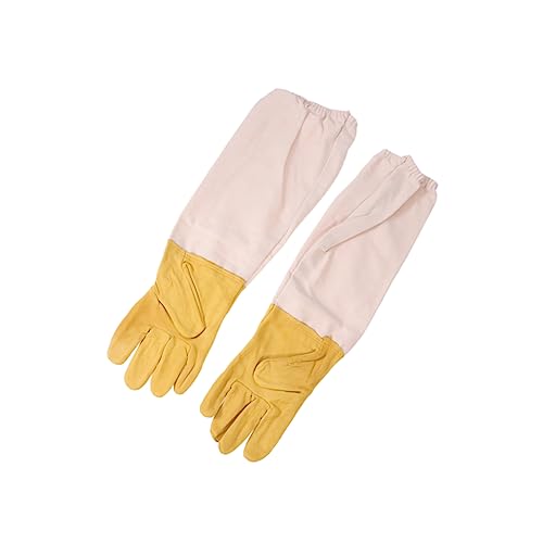 HOMSFOU 1 Paar Imkerhandschuhe Aus Leder Spule Schmuckverschluss Brosche Uhr Ultra Armbänder Geschirr Essstäbchen Käfig Schal Brosche Staubdichtes Lagerregal Züchterhalsband HOMSFOU 1 Paar Imkerhandschuhe Aus Leder Spule Schmuckverschluss Brosche Uhr Ultra Armbänder Geschirr Essstäbchen Käfig Schal Brosche Staubdichtes Lagerregal Züchterhalsband von HOMSFOU