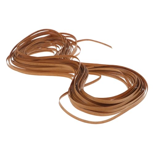 HOMSFOU Stuhl Material für Selbstgemacht 1 Rolle Kunststoff Rattan Langlebiges Bastelmaterial für Möbel Reparatur Natürliche Farbe Vielseitig Einsetzbar von HOMSFOU