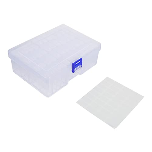 HOMSFOU 1 Satz Aufbewahrungsbox für Diamantmalerei Transparente Box mit Fächern für Perlen und DIY Kunsthandwerk zur Aufbewahrung von Strasssteinen Nagelkunst und Mehr HOMSFOU 1 Satz Aufbewahrungsbox für Diamantmalerei Transparente Box mit Fächern für Perlen und DIY Kunsthandwerk zur Aufbewahrung von Strasssteinen Nagelkunst und Mehr von HOMSFOU