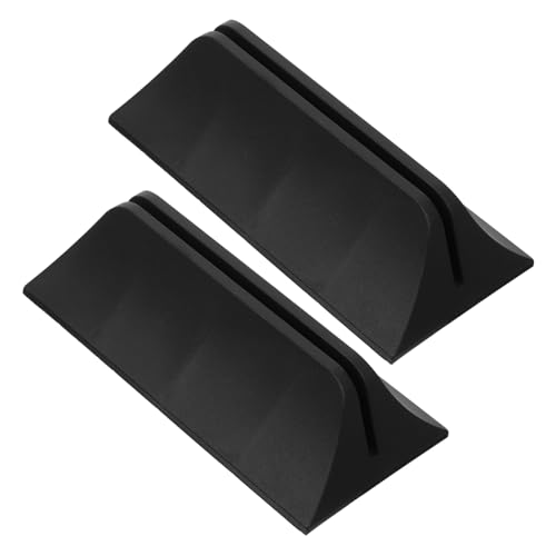 HOMSFOU 1 Satz Desktop Mobile Clip Schreibtisch Privatsphäre Sichtschutz-Clip Raumteiler Clips Partition Bildschirmtrennklemme Klemme Für Glasplatten Plastik Black 2 Stück von HOMSFOU