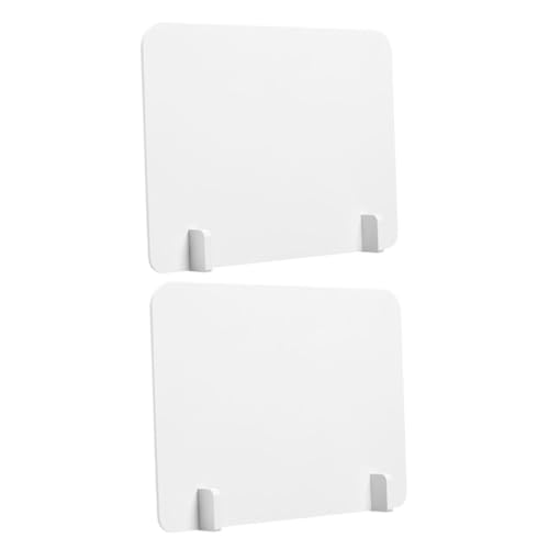 HOMSFOU 1 Satz Desktop -schutzpanel Student Schreibtisch Büro Teiler Für Privatsphäre Testen Wirklich Kind Klassenzimmerzubehör Datenschutzordner Klassenzimmer Müssen Haben Weiß PVC von HOMSFOU