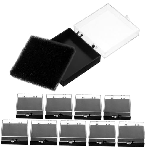 HOMSFOU 1 Satz Displaybox Emaille Anstecknadel Vitrine Halter Organizer Anstecknadel Behälter Schmuck Anstecknadel Abzeichen Etui Ausweishalter Kleines Kunststoff Etui 10 Stück HOMSFOU 1 Satz Displaybox Emaille Anstecknadel Vitrine Halter Organizer Anstecknadel Behälter Schmuck Anstecknadel Abzeichen Etui Ausweishalter Kleines Kunststoff Etui 10 Stück von HOMSFOU