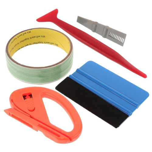 HOMSFOU 1 Satz Fensterfolien Werkzeugset Professionelles Auto Vinyl Wrap Kit für Fensterverkleidung und Trim Klebeband für Präzise Folienanwendungen ohne Rückstände HOMSFOU 1 Satz Fensterfolien Werkzeugset Professionelles Auto Vinyl Wrap Kit für Fensterverkleidung und Trim Klebeband für Präzise Folienanwendungen ohne Rückstände von HOMSFOU