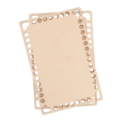 HOMSFOU 1 Satz Holzboden Für Häkelkorb Naturholz Korbboden Mit Vorgebohrten Löchern Für DIY Taschen Und Korbkreationen Robust Und Langlebig Handarbeiten Und Projekte 2 Stück HOMSFOU 1 Satz Holzboden Für Häkelkorb Naturholz Korbboden Mit Vorgebohrten Löchern Für DIY Taschen Und Korbkreationen Robust Und Langlebig Handarbeiten Und Projekte 2 Stück von HOMSFOU