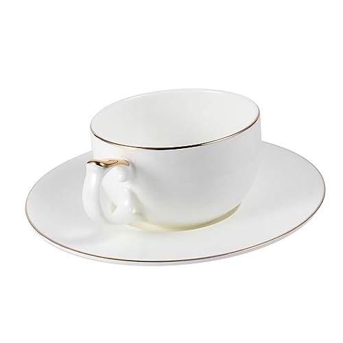 HOMSFOU 1 Satz Kaffeetasse Cappuccino-tassen Teetassen Sublimation Teetassen Und Untertassen Latte Tasse Cappuccinotassen Mit Untertassen Keramik Amerikanischer Stil Kaffee-set HOMSFOU 1 Satz Kaffeetasse Cappuccino-tassen Teetassen Sublimation Teetassen Und Untertassen Latte Tasse Cappuccinotassen Mit Untertassen Keramik Amerikanischer Stil Kaffee-set von HOMSFOU