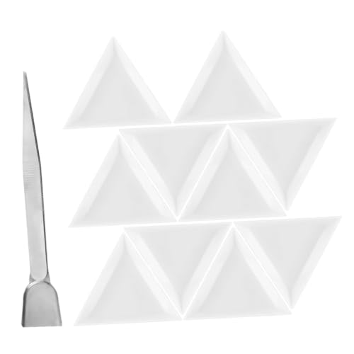 HOMSFOU 1 Satz Perlensortiertablett Perlensortierer Strass-Tabletts Perlenwerkzeuge Perlenschaufel Perlenschale Perlenplatten für die Schmuckherstellung Edelstahl HOMSFOU 1 Satz Perlensortiertablett Perlensortierer Strass-Tabletts Perlenwerkzeuge Perlenschaufel Perlenschale Perlenplatten für die Schmuckherstellung Edelstahl von HOMSFOU