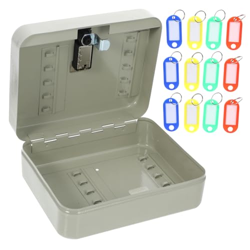 HOMSFOU Schlüsselschrank Zur Wandmontage Aus Eisen Schlüsselkasten Mit Schloss Für Haushaltsschlüssel Schlüsselverwaltungsbox Für Zuhause Und Büro Schlüssel-Organizer Mit Großzügigem Fassu HOMSFOU Schlüsselschrank Zur Wandmontage Aus Eisen Schlüsselkasten Mit Schloss Für Haushaltsschlüssel Schlüsselverwaltungsbox Für Zuhause Und Büro Schlüssel-Organizer Mit Großzügigem Fassu von HOMSFOU