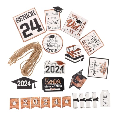 HOMSFOU 1 Satz Tablett Dekorationen Grad Oh Abschluss Absolventen erste abgestuftes Tablett Ornament Tablett Zeichen Partyschmuck gestufte Tablettdekore hölzern Black HOMSFOU 1 Satz Tablett Dekorationen Grad Oh Abschluss Absolventen erste abgestuftes Tablett Ornament Tablett Zeichen Partyschmuck gestufte Tablettdekore hölzern Black von HOMSFOU