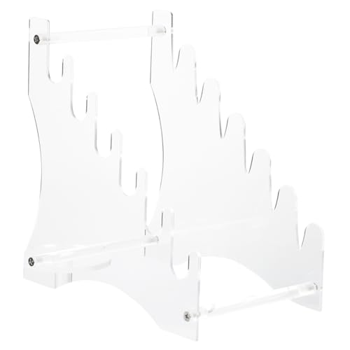 HOMSFOU 1 Satz Taschenmesserhalter Messervitrinen Für Sammlungen -vitrine Messerkoffer Für Sammlungen Messeranzeige Messerständer Küchenwaren Multifunktion Küchenregal Acryl von HOMSFOU
