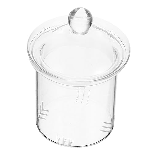 HOMSFOU 1 Satz Teekanne-filter Universelles Tee-ei Aus Glas Blättertee Zubehör Für Teekannen Glas Teefilter Mit Deckel Loser Blatttee Steiler Loses Tee-ei Lose Teehalter Tee Set Glas Tee von HOMSFOU