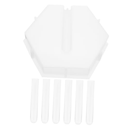 HOMSFOU 1 Satz Vase Silikonform für Diy Teiliges mit Testrohren für Pflanzenvermehrung Geruchsfreies Material und Leicht zu Reinigen von HOMSFOU