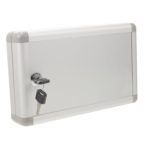HOMSFOU 1 Satz Wall-montierter Schlüsselbox Schlüsselhalter Für Die Wand Schlüsselverriegelungsboxen Schließfach Halter Für Wand Abschließbarer Schlüsselschrank Schlüsselkasten Flur MDF von HOMSFOU