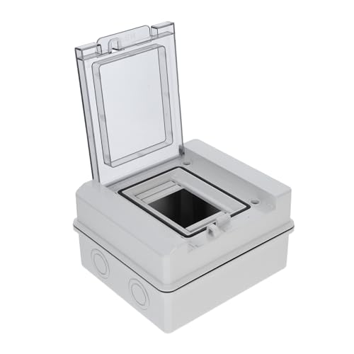 HOMSFOU 1 Satz Wasserdichte Elektrobox für Wandmontage Kunststoff Verteilerkasten für und Außenbereich Kompatibel mit Verschiedenen Elektrischen Systemen Einfache Installation Transparente HOMSFOU 1 Satz Wasserdichte Elektrobox für Wandmontage Kunststoff Verteilerkasten für und Außenbereich Kompatibel mit Verschiedenen Elektrischen Systemen Einfache Installation Transparente von HOMSFOU