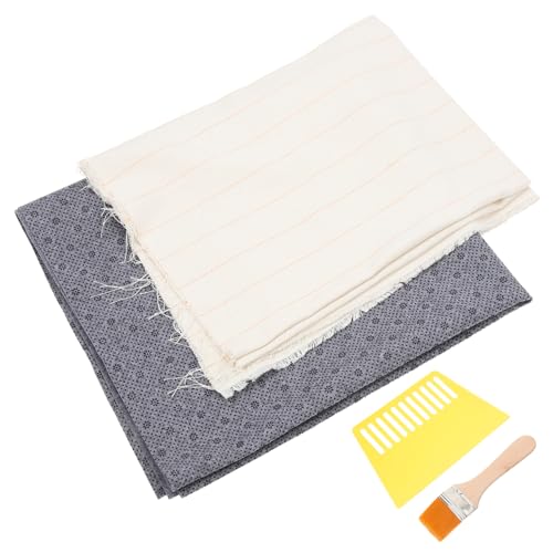 HOMSFOU 1 Set Tufting Stoff Set Rutschfestes Tufting Tuch Teppich Tufting Set Polsterung Rutschfester Teppich Trägerstoff Teppich Tufting Tufting Stoff Set Zufällige Farbe von HOMSFOU