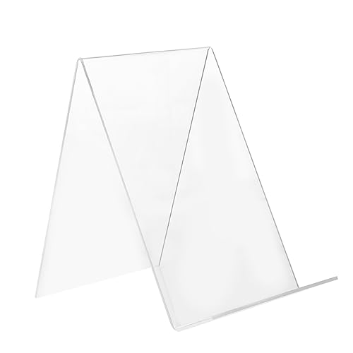 HOMSFOU 1 Stück Acryl Buchständer Transparent Robuster Tischdisplay Halter für Bücher und Einfaches Design für Bücher für Buchläden und Schreibtische HOMSFOU 1 Stück Acryl Buchständer Transparent Robuster Tischdisplay Halter für Bücher und Einfaches Design für Bücher für Buchläden und Schreibtische von HOMSFOU