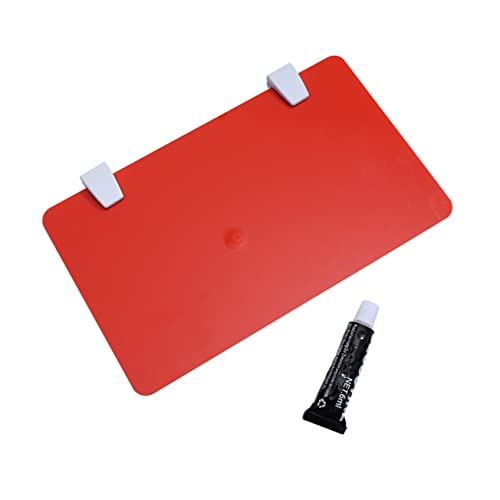 HOMSFOU 1 Stück Acryl-Trennwand Büro Schreibtischteiler Desktop-Partitionsplatte Schreibtisch-Trennwand Planke tragbares Desk Partitionsbarrier -Panel Trennwand für den Schreibtisch von HOMSFOU