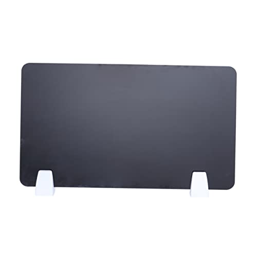 HOMSFOU 1 Stück Acrylschallung Schreibtisch-Trennwände Desktop-Teiler Datenschutztafel Bürotrennwände Schreibtisch-Trennwand Schreibtischteiler fürs Büro Desktop-Privatsphäre-Panel Schwarz von HOMSFOU