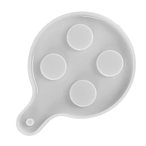 HOMSFOU 1 Stück Gießform für Diy Weinglas Untersetzer Flexible Transparente Silikonform für Tabletts für Partys Versammlungen und Täglichen Gebrauch von HOMSFOU