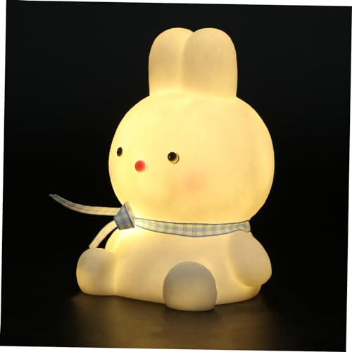 HOMSFOU 1 Stück Nachtlicht Karikatur wiederaufladbare Lampe dein Lampe mit warmem Licht led-light nachtlampe kaffeebecher Tischlampe zu Hause Schreibtischlampe Plastik Blue von HOMSFOU