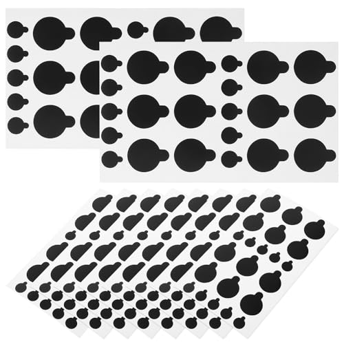 HOMSFOU 10 Blatt Blackout Aufkleber Selbstklebend Schatten Aufkleber Black Out Kamera Verdunklung Aufkleber Kamera Blackout Kamera Aufkleber Router von HOMSFOU