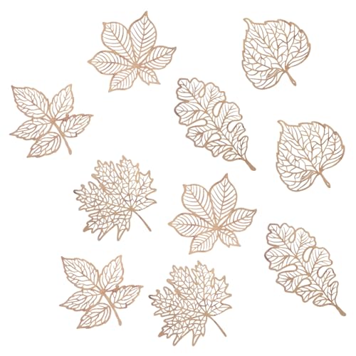 HOMSFOU 10blätter Dekoratives Papier Für Scrapbooking Vintage-blattmuster-ausschnittpapier Für DIY-projekte Handgemachte Grußkarten Tagebuch-Dekoration Papier Für Blumen Zum Basteln von HOMSFOU