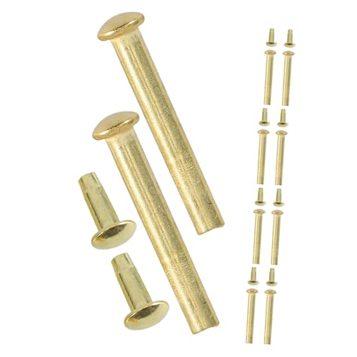 HOMSFOU 10 Sätze Fan-Zubehör Metallnieten für die Lüfterwelle Handventilatorniete und -mutter Handventilatorwellennieten Faltniete der Lüfterwelle Fan -Making -Kit Rostfreier Stahl Golden HOMSFOU 10 Sätze Fan-Zubehör Metallnieten für die Lüfterwelle Handventilatorniete und -mutter Handventilatorwellennieten Faltniete der Lüfterwelle Fan -Making -Kit Rostfreier Stahl Golden von HOMSFOU