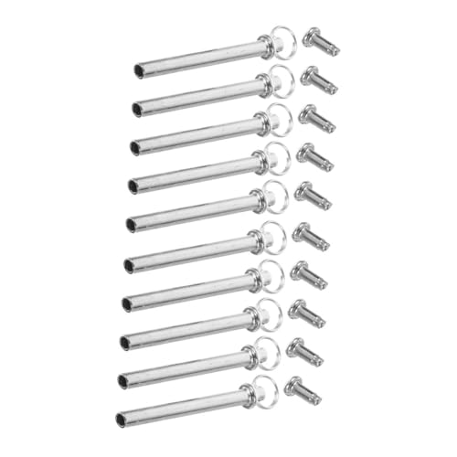 HOMSFOU 10 Set Faltbare Ventilatornieten und Mutter Reparaturset mit Multisize Metallschäften für DIY Handheld Papierfächer Restaurierung und verstärktes Stabilitätszubehör Silber HOMSFOU 10 Set Faltbare Ventilatornieten und Mutter Reparaturset mit Multisize Metallschäften für DIY Handheld Papierfächer Restaurierung und verstärktes Stabilitätszubehör Silber von HOMSFOU