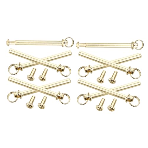 HOMSFOU 10 Set Faltfächer Nagel Zubehör Tanzende Fans Schaft Nietmutter Drehschaft Eisen Golden HOMSFOU 10 Set Faltfächer Nagel Zubehör Tanzende Fans Schaft Nietmutter Drehschaft Eisen Golden von HOMSFOU