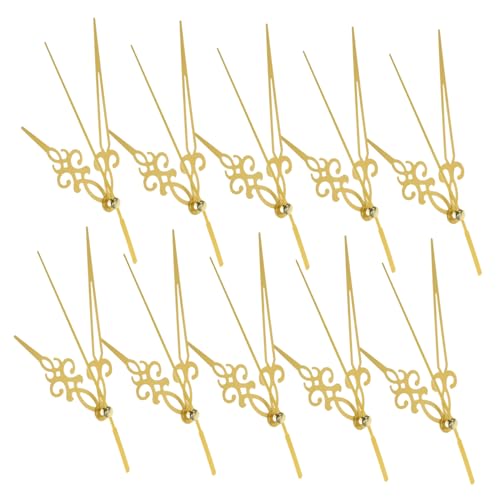 HOMSFOU 10 Sets Uhrzeiger für DIY-Wanduhren, elegante Ersatzzeiger für Bastelprojekte zur Reparatur zu Hause und HOMSFOU 10 Sets Uhrzeiger für DIY-Wanduhren, elegante Ersatzzeiger für Bastelprojekte zur Reparatur zu Hause und von HOMSFOU
