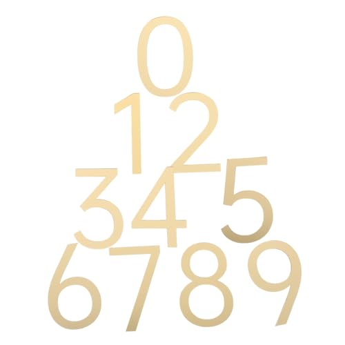 HOMSFOU 10 Stück Acryl Adressnummernschild Selbstklebend Türnummern für Häuser Büros Hotels Wohnungen Minimalistisches Design Einfache Installation HOMSFOU 10 Stück Acryl Adressnummernschild Selbstklebend Türnummern für Häuser Büros Hotels Wohnungen Minimalistisches Design Einfache Installation von HOMSFOU