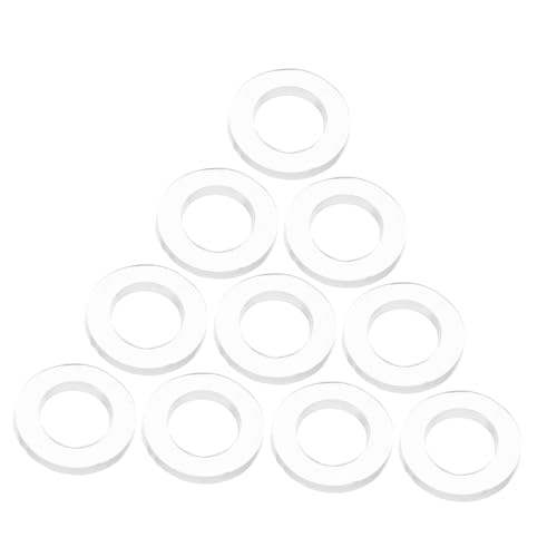 HOMSFOU 10 Stück Dichtungsringe für Brauseschlauch aus Robustem Gummi Wasserdichte Dichtungsscheiben für Duschen Langlebige Flexible Gummidichtungen zur Sicheren Schlauchverbindung von HOMSFOU