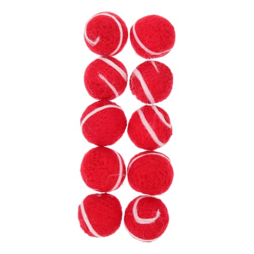 HOMSFOU 10 Stück Filzball DIY Ornamente Bunte Wolle Dekorationen für Kleidung Party Pendants und Stilvolle Accessoires für Kreative Projekte und Feste von HOMSFOU