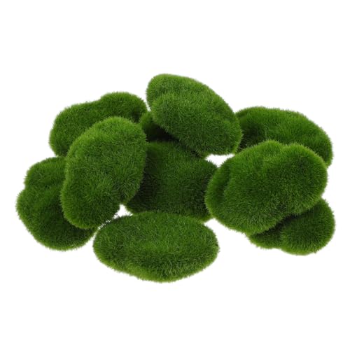 HOMSFOU 10 Stück Künstliche Moossteine Realistische Dekosteine für Blumentöpfe Pflanzliche Arrangements DIY Basteln Mooswand Material Vielseitige Indoor Pflanzen Dekoration HOMSFOU 10 Stück Künstliche Moossteine Realistische Dekosteine für Blumentöpfe Pflanzliche Arrangements DIY Basteln Mooswand Material Vielseitige Indoor Pflanzen Dekoration von HOMSFOU