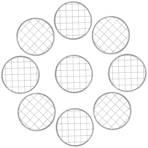 HOMSFOU 10stücke Metall Blumengitter Für Einmachglas Wiederverwendbares Vasengitter Eisen Floral Grid Für Stifthalter Einfache Blumenarrangements Für Hochzeit Und Party von HOMSFOU