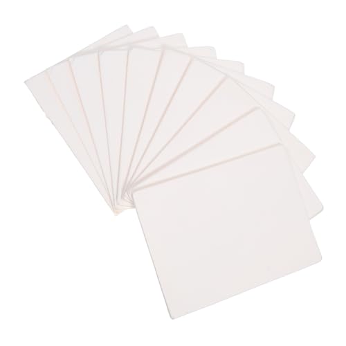 HOMSFOU 10 Stück Natürliche Papierpulp- Recyceltes Nachhaltiges Rohmaterial für Handgemachte Papierkunst Flexibel und Langlebig Geeignet für Künstler DIY Papierbasteln Weiß von HOMSFOU