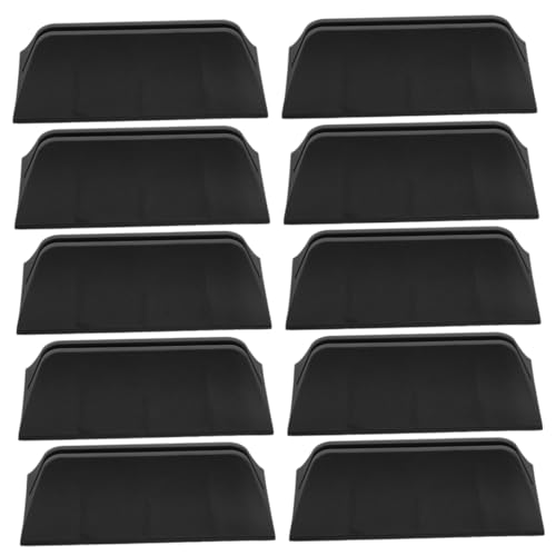 HOMSFOU 10 Stück Office Desk Lünette Clip Desktop-sichtschutz-Clip Einstellbar Schreibtisch-trennklammer Raumteiler Privatsphäre Partition Bildschirmtrennklemme Panel Mit Schwarz Plastik von HOMSFOU